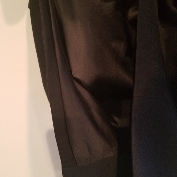 Ted Baker Black Zip Peplum Dress Size 2 - Picture 9 of 11